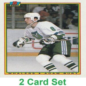 Adam Burt Hockey Card Collection
